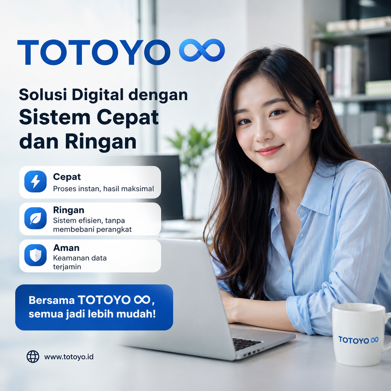 TOTOYO ♾️ Solusi Digital dengan Sistem Cepat dan Ringan